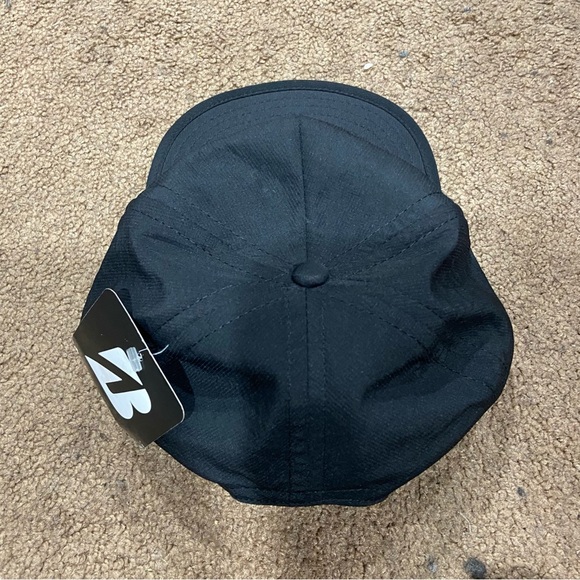 Bridgestone Crusher Rope Style Golf Hat Lightweight Polyester Snapback Black - Picture 4 of 4